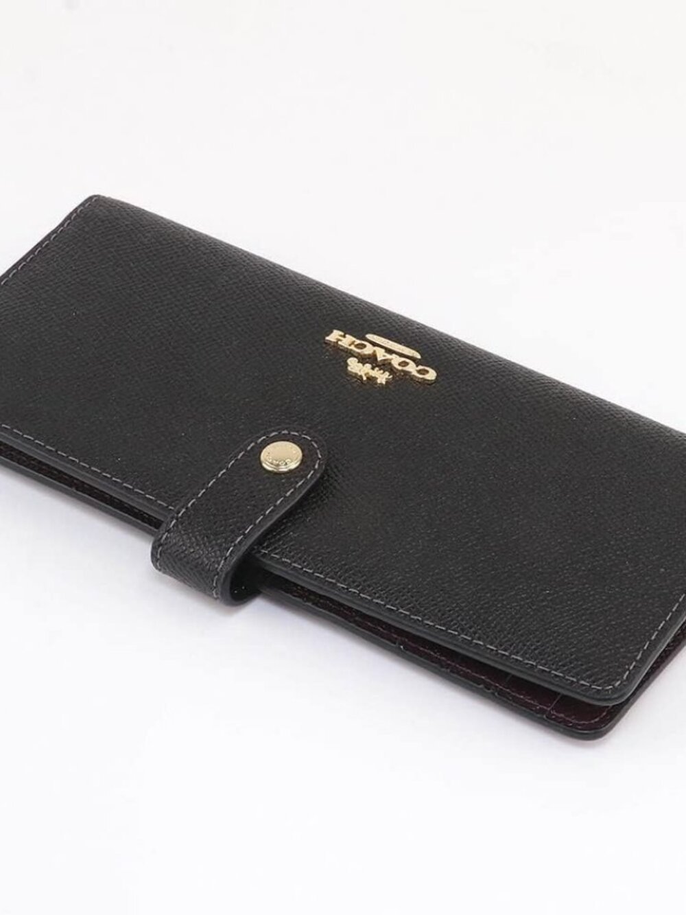 GORGEOUS NEW COACH BIFOLD BLACK SLIM WALLET NWT!!!!!